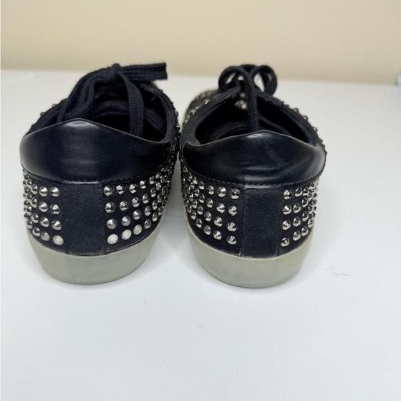 Black star Studded rockstar Women's Sneakers - Picture 9 of 10